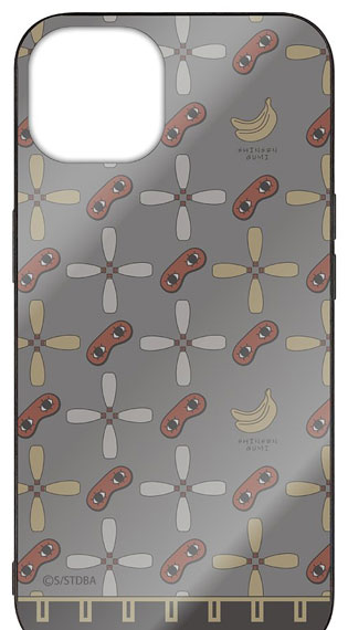COSPA Gintama Shinsengumi Pattern Design Tempered Glass iPhone Case /13,14