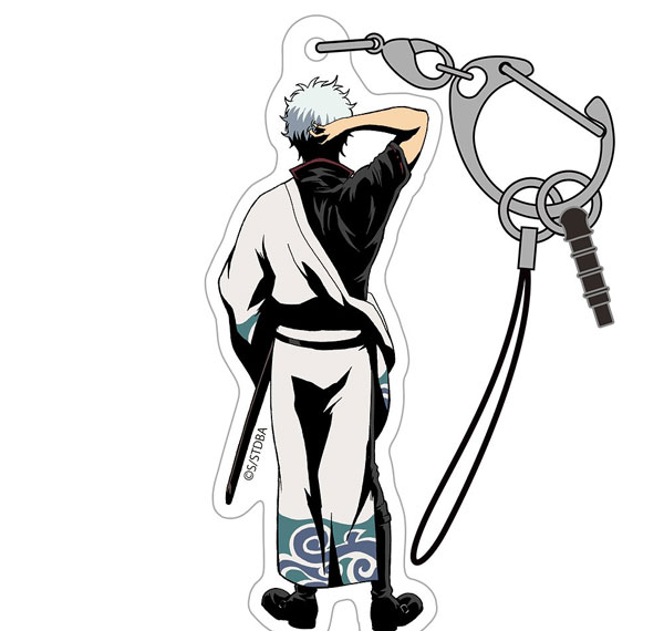 COSPA Gintama Gin-san no Senaka Acrylic Multi Keychain 이미지 1