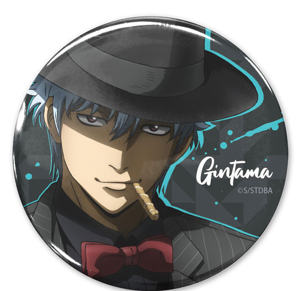 COSPA Gintama Gintoki Sakata Tin Badge Noir Ver. รูปภาพ 1