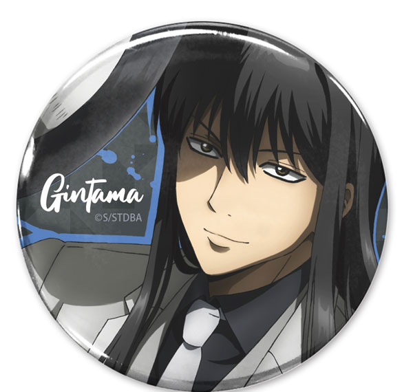 COSPA Gintama Kotaro Katsura Tin Badge Noir Ver. hình ảnh 1