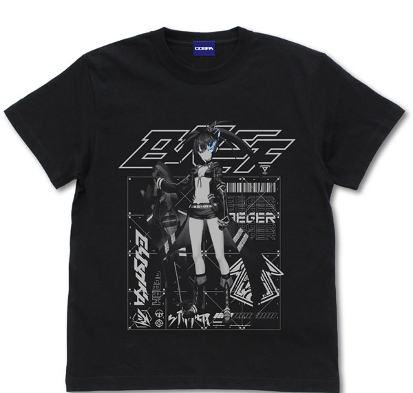 COSPA Black Rock Shooter FRAGMENT Elishka T-shirt / BLACK-XL รูปภาพ 1