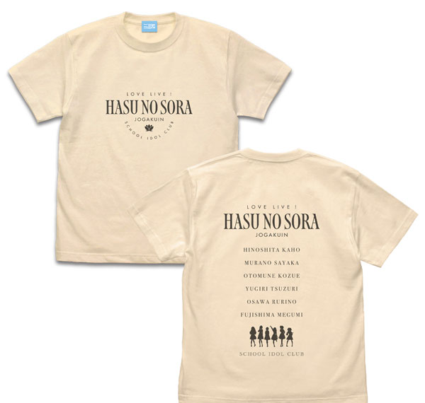 COSPA Hasunosora Girls' High School Idol Club Hasunosora Girls' High School T-shirt / NATURAL-L รูปภาพ 1