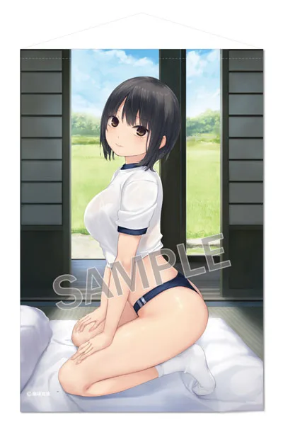 Brendream Coffee Kizoku B2 Wall Scroll Engawa and Aoyama-san