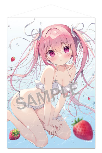 Brendream Miyu Miyasaka B2 Wall Scroll Aqua Rira-chan