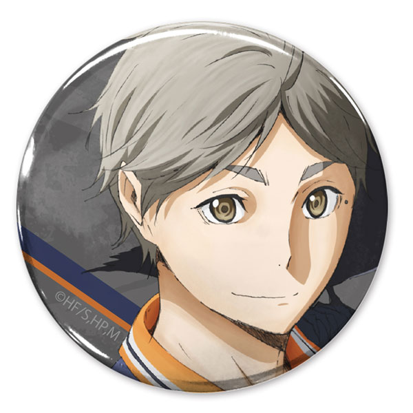 COSPA Haikyuu!! Koshi Sugawara Tin Badge Ver.1.0 gambar 1