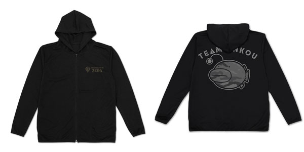 COSPA Girls und Panzer das Finale Ankou Team Camouflage Thin Dry Hoodie / BLACK-L