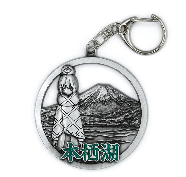 COSPA "Yuru Camp" Rin Shima and Motosuko Metal Keychain รูปภาพ 1