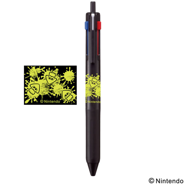Ensky Splatoon 3 Jetstream 3-color Ballpoint Pen (1) Squid