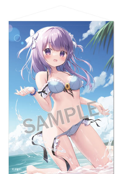 Brendream Nako Miyasaka B2 Wall Scroll Aqua Sayaka-chan Extra Edition รูปภาพ 1