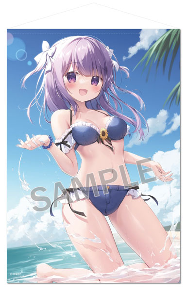 Brendream Nako Miyasaka B1 Wall Scroll Aqua Sayaka-chan