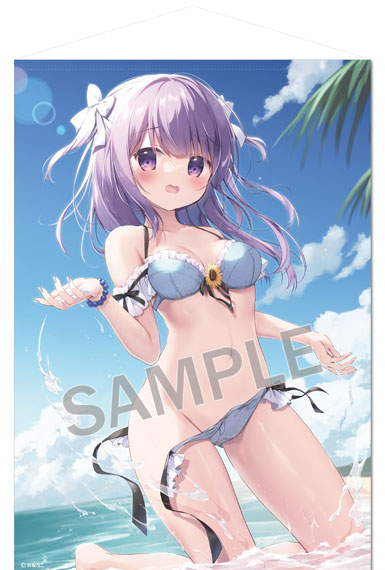 Brendream Nako Miyasaka B1 Wall Scroll Aqua Sayaka-chan Extra Edition รูปภาพ 1