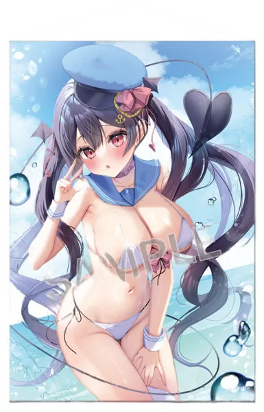 Brendream Sayu Ayuma B1 Wall Scroll Aqua Riasu-chan