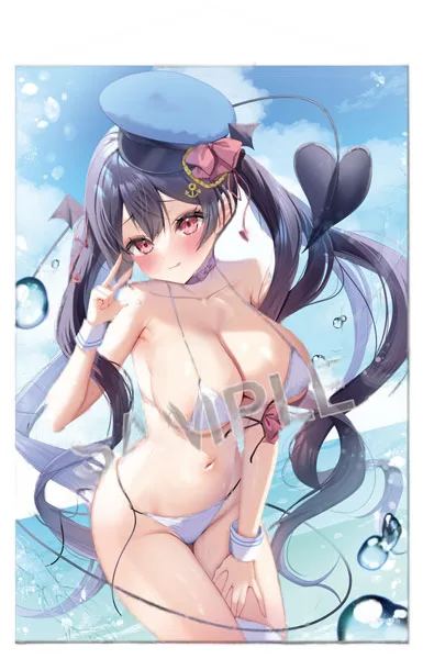 Brendream Sayu Ayuma B1 Wall Scroll Aqua Riasu-chan Extra Edition