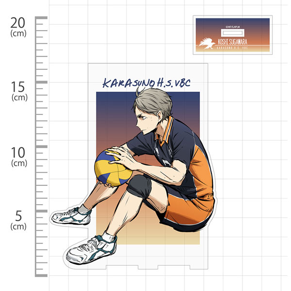 COSPA Haikyuu!! Koshi Sugawara Acrylic Stand (Large) Will for Victory Ver.