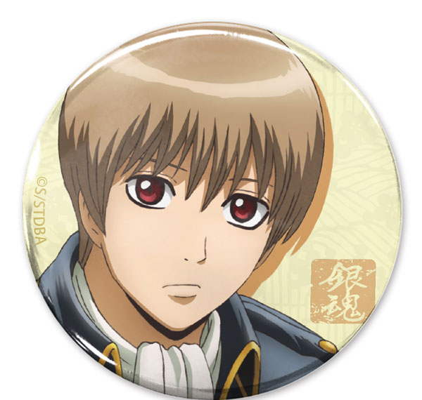 COSPA Gintama Sougo Okita 65mm Tin Badge A Drink with Okita Ver.