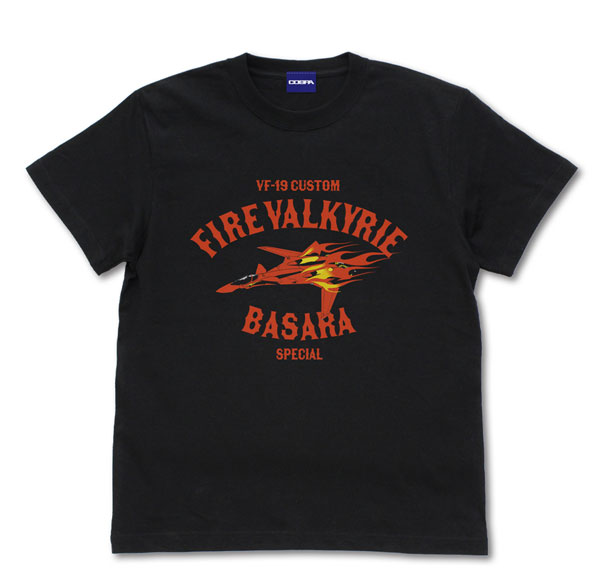 COSPA Macross 7 VF-19 Excalibur Custom Fire Valkyrie T-shirt /BLACK-XL รูปภาพ 1