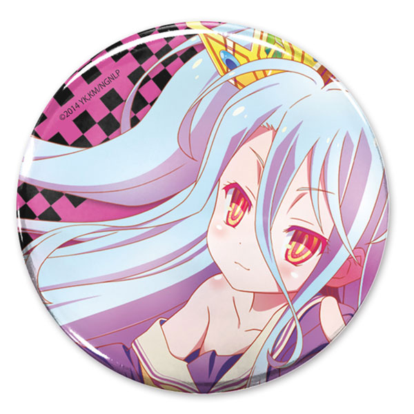 COSPA No Game No Life New Illustration "Shiro" 65mm Tin Badge ASCIENTE! Ver.