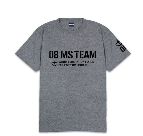 COSPA Mobile Suit Gundam The 08th MS Team Heavy Weight T-shirt /MIX GRAY-XL รูปภาพ 1