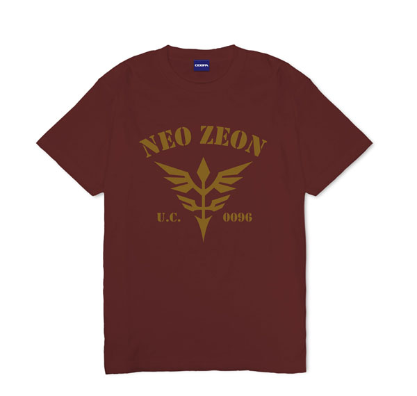 COSPA Mobile Suit Gundam Unicorn Neo Zeong Heavy Weight T-shirt /BURGUNDY-L รูปภาพ 1