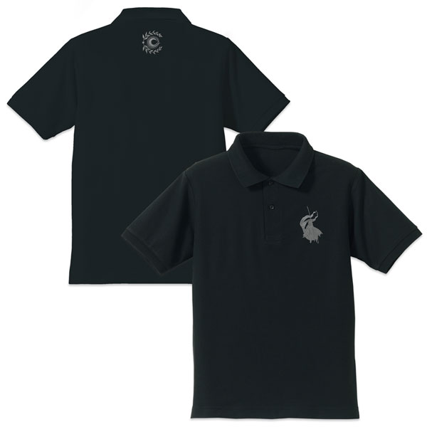 COSPA Fate/Grand Order Avenger/Jeanne d'Arc [Alter] Silhouette Embroidery Polo Shirt /BLACK-L