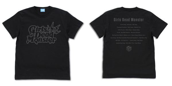 COSPA Angel Beats! Girls Dead Monster T-shirt /BLACK-XL image 1