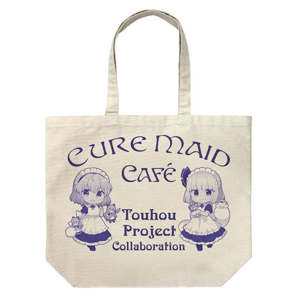COSPA COSPA DEPOT Exclusive Touhou Project x Cure Maid Cafe Youmu & Alice Large Tote Bag /NATURAL imagen 1