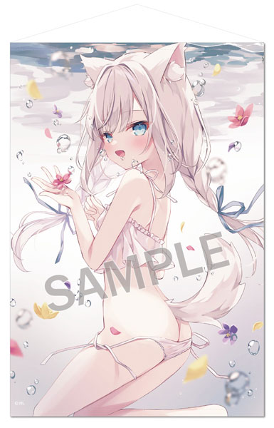 Brendream Hoshi B1 Wall Scroll Aqua Mashiro-chan Extra Edition Bild 1
