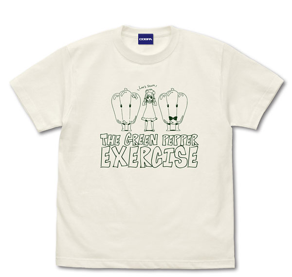 COSPA [Oshi no Ko] Bell Pepper Exercise T-shirt /VANILLA WHITE-L รูปภาพ 1