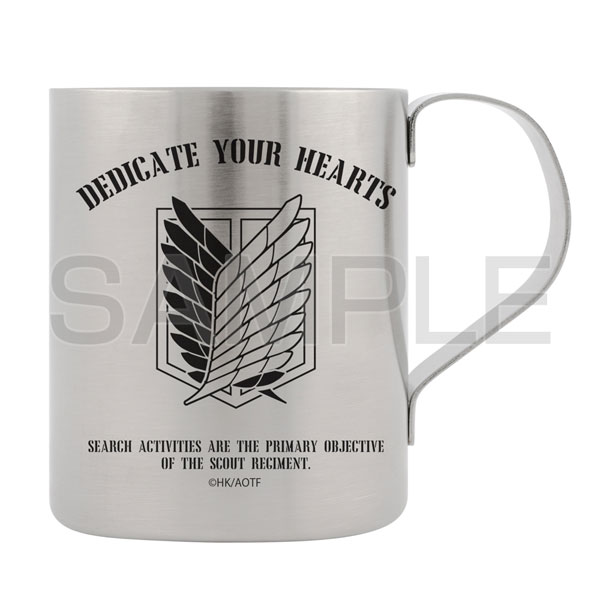 COSPA Attack on Titan Survey Corps 2-Layer Stainless Steel Mug Ver2.0 imagen 1