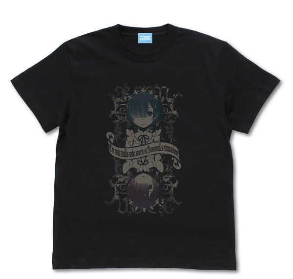 COSPA Re:ZERO -Starting Life in Another World- Ram & Rem T-shirt Ver.2.0 /BLACK-S Bild 1