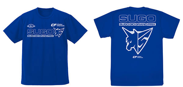 COSPA Future GPX Cyber Formula SIN Sugo GIO Grand Prix Dry T-shirt /BLUE-XL