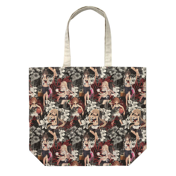 COSPA Kantai Collection -Kan Colle- Shiratsuyu Class Full Graphic Large Tote Bag /NATURAL