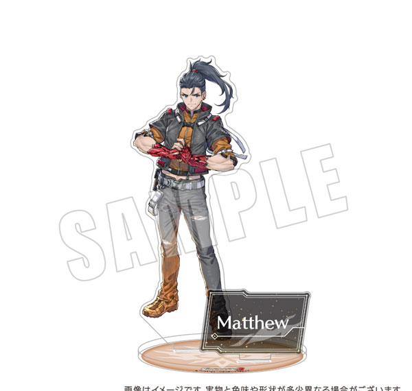 empty Xenoblade Chronicles 3 Acrylic Stand 15. Matthew