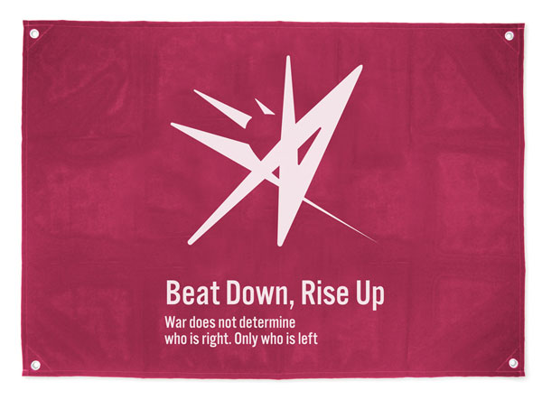 COSPA Heaven Burns Red 31A Squad Logo Flag