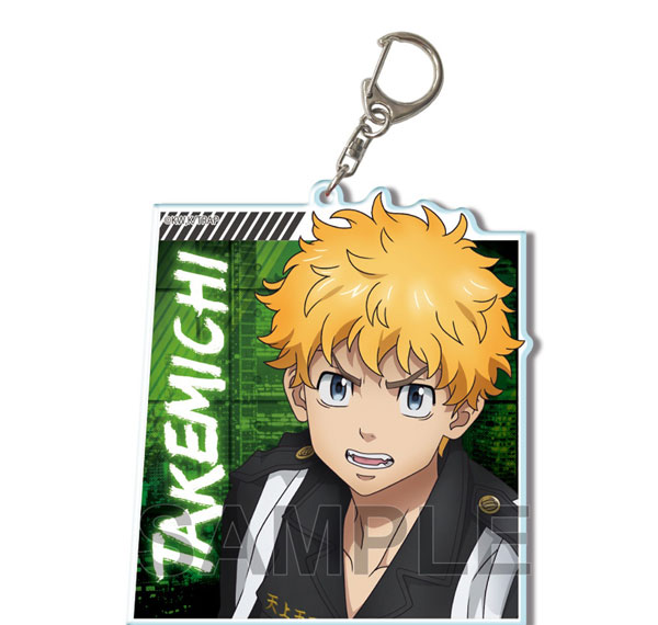 License Agent TV Anime "Tokyo Revengers" Big Acrylic Keychain Ver.4 Design 01 (Takemichi Hanagaki) รูปภาพ 1