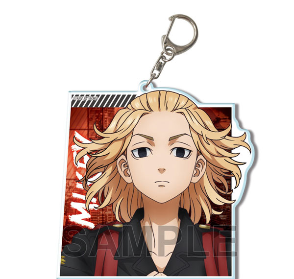 License Agent TV Anime "Tokyo Revengers" Big Acrylic Keychain Ver.4 Design 02 (Manjiro Sano) รูปภาพ 1