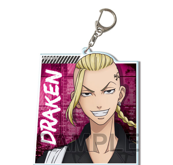 License Agent TV Anime "Tokyo Revengers" Big Acrylic Keychain Ver.4 Design 03 (Ken Ryuguji) รูปภาพ 1