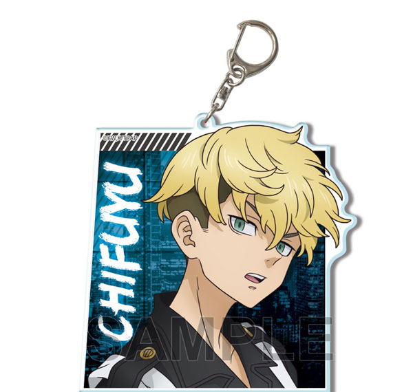 License Agent TV Anime "Tokyo Revengers" Big Acrylic Keychain Ver.4 Design 04 (Chifuyu Matsuno) Bild 1