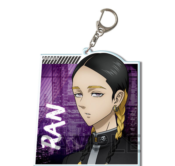 License Agent TV Anime "Tokyo Revengers" Big Acrylic Keychain Ver.4 Design 08 (Ran Haitani) Bild 1