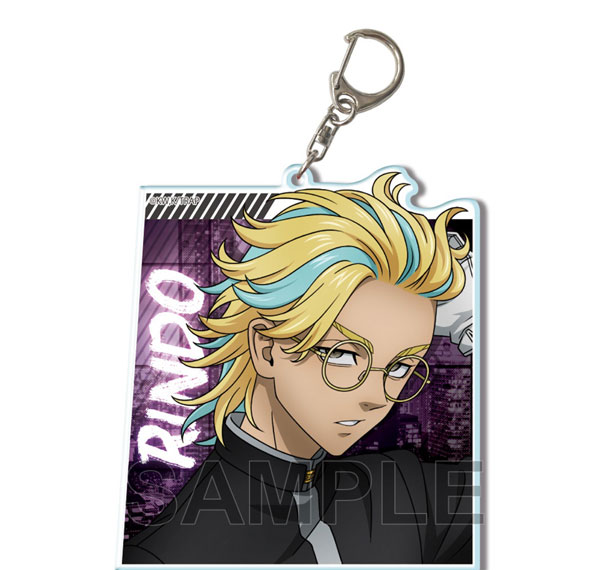 License Agent TV Anime "Tokyo Revengers" Big Acrylic Keychain Ver.4 Design 09 (Rindo Haitani) รูปภาพ 1