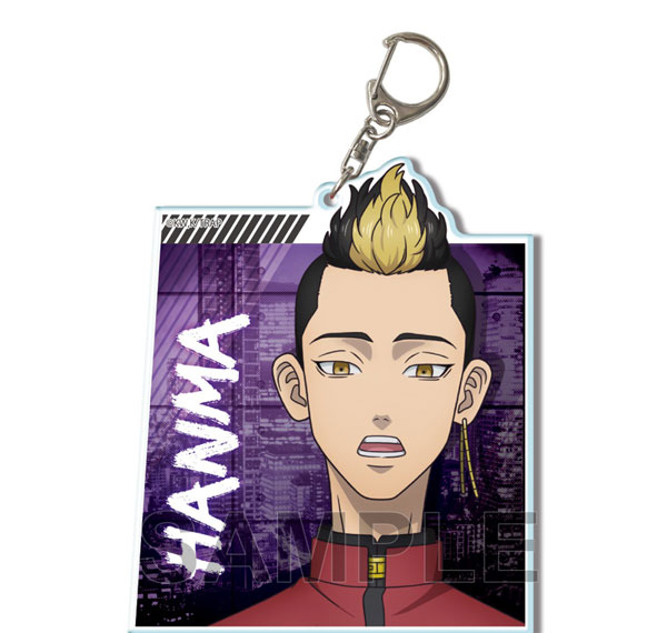 License Agent TV Anime "Tokyo Revengers" Big Acrylic Keychain Ver.4 Design 11 (Shuji Hanma) รูปภาพ 1
