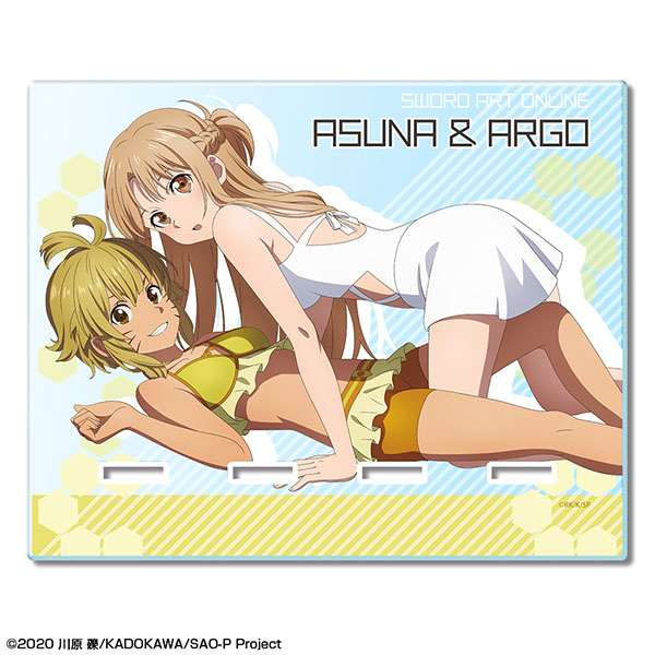License Agent Sword Art Online -Progressive- Scherzo of Deep Night Acrylic Smartphone Stand Asuna & Argo