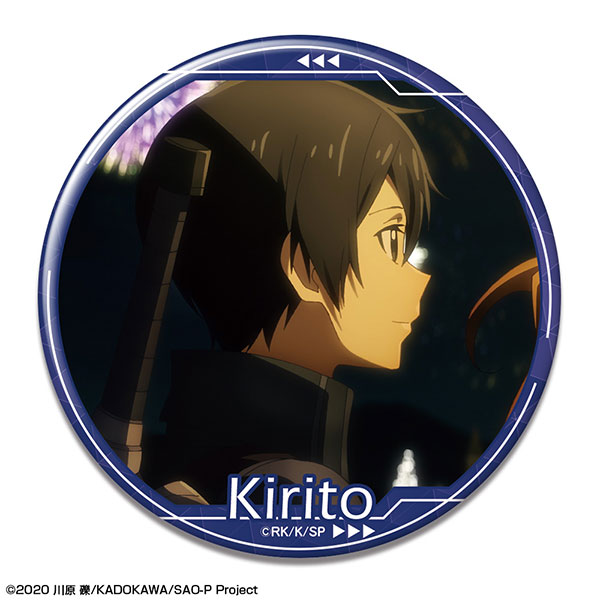 License Agent Sword Art Online -Progressive- Scherzo of Deep Night Tin Badge 04 Kirito /D imagen 1