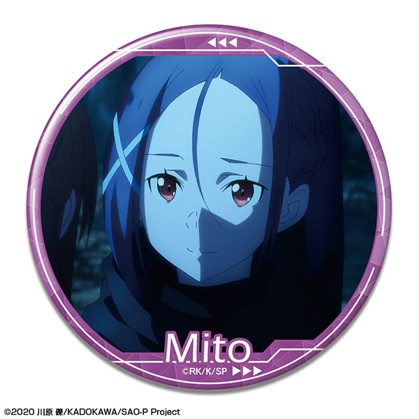 License Agent Sword Art Online -Progressive- Scherzo of Deep Night Tin Badge 12 Mito /A