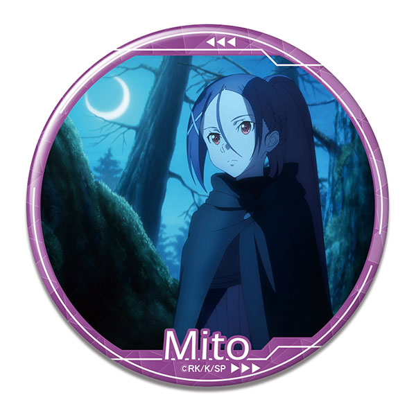 License Agent Sword Art Online -Progressive- Scherzo of Deep Night Tin Badge 13 Mito /B รูปภาพ 1