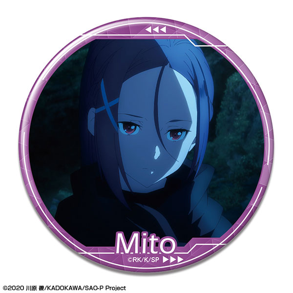 License Agent Sword Art Online -Progressive- Scherzo of Deep Night Tin Badge 14 Mito /C