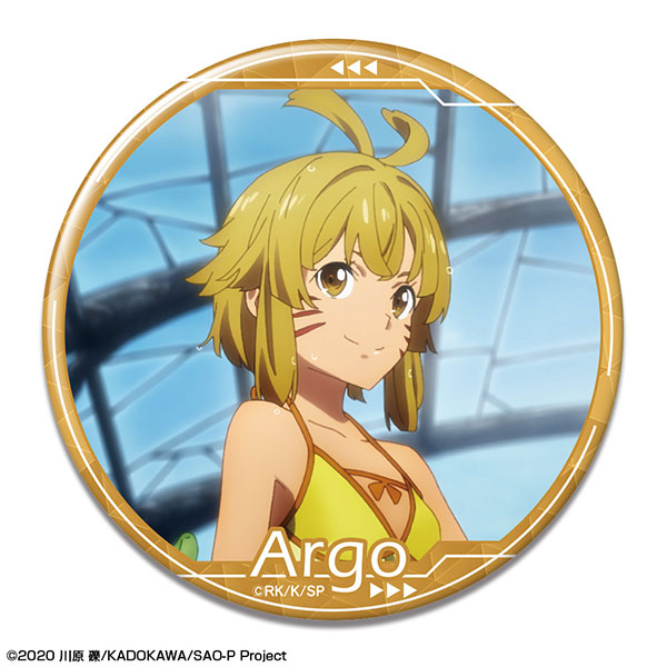 License Agent Sword Art Online -Progressive- Scherzo of Deep Night Tin Badge 16 Argo /A