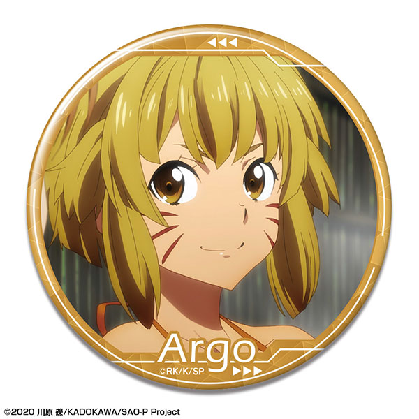 License Agent Sword Art Online -Progressive- Scherzo of Deep Night Tin Badge 17 Argo /B