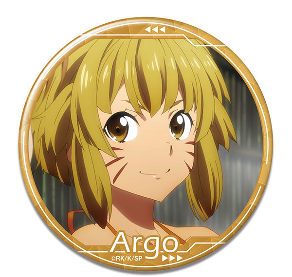 License Agent Sword Art Online -Progressive- Scherzo of Deep Night Tin Badge 17 Argo /B รูปภาพ 1