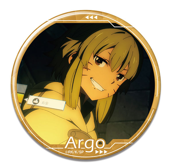 License Agent Sword Art Online -Progressive- Scherzo of Deep Night Tin Badge 18 Argo /C รูปภาพ 1